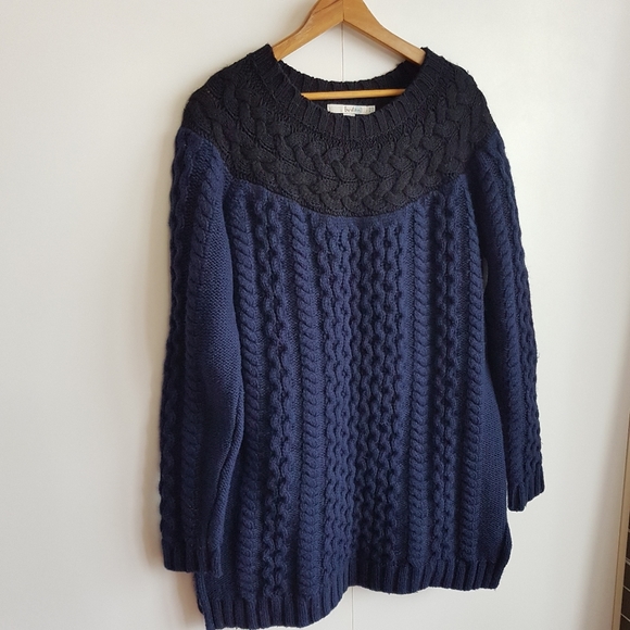 BODEN 8 Cable Knit Sweater Alpaca Wool Mohair Size 8 - Picture 4 of 9